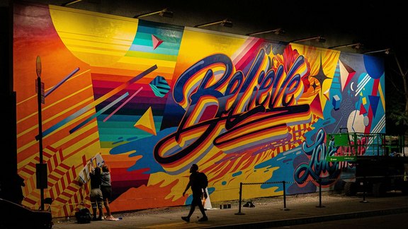 Grafitti "Believe" - Foto: Berkovich/unsplash